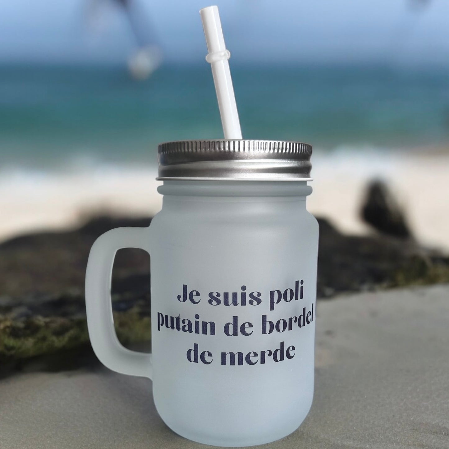 Mason jar Je suis poli