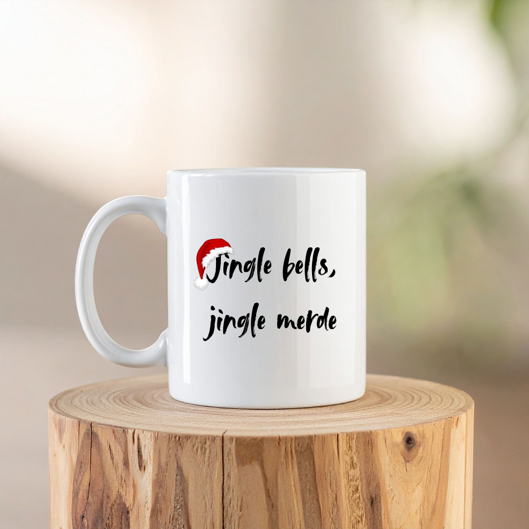 Mug Jingle bells jingle merde