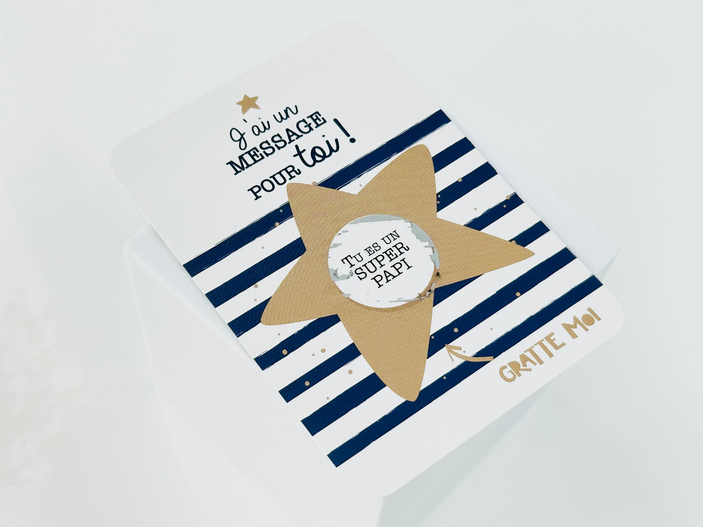 carte à gratter tu es un super papi