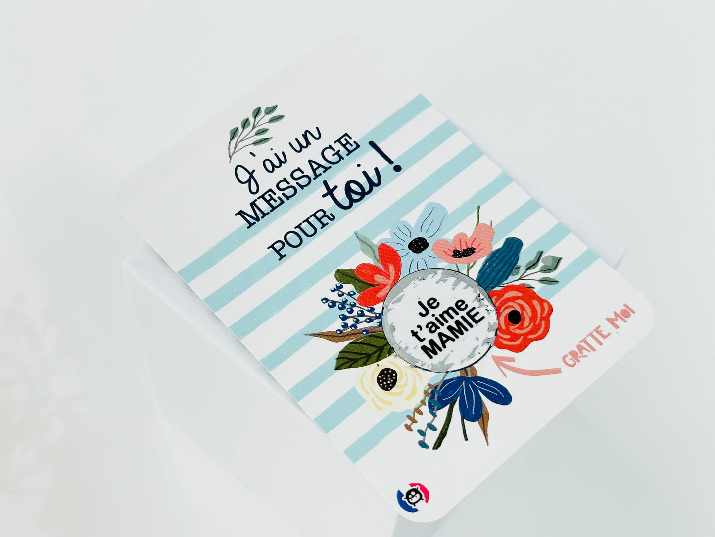 carte à gratter je t'aime mamie