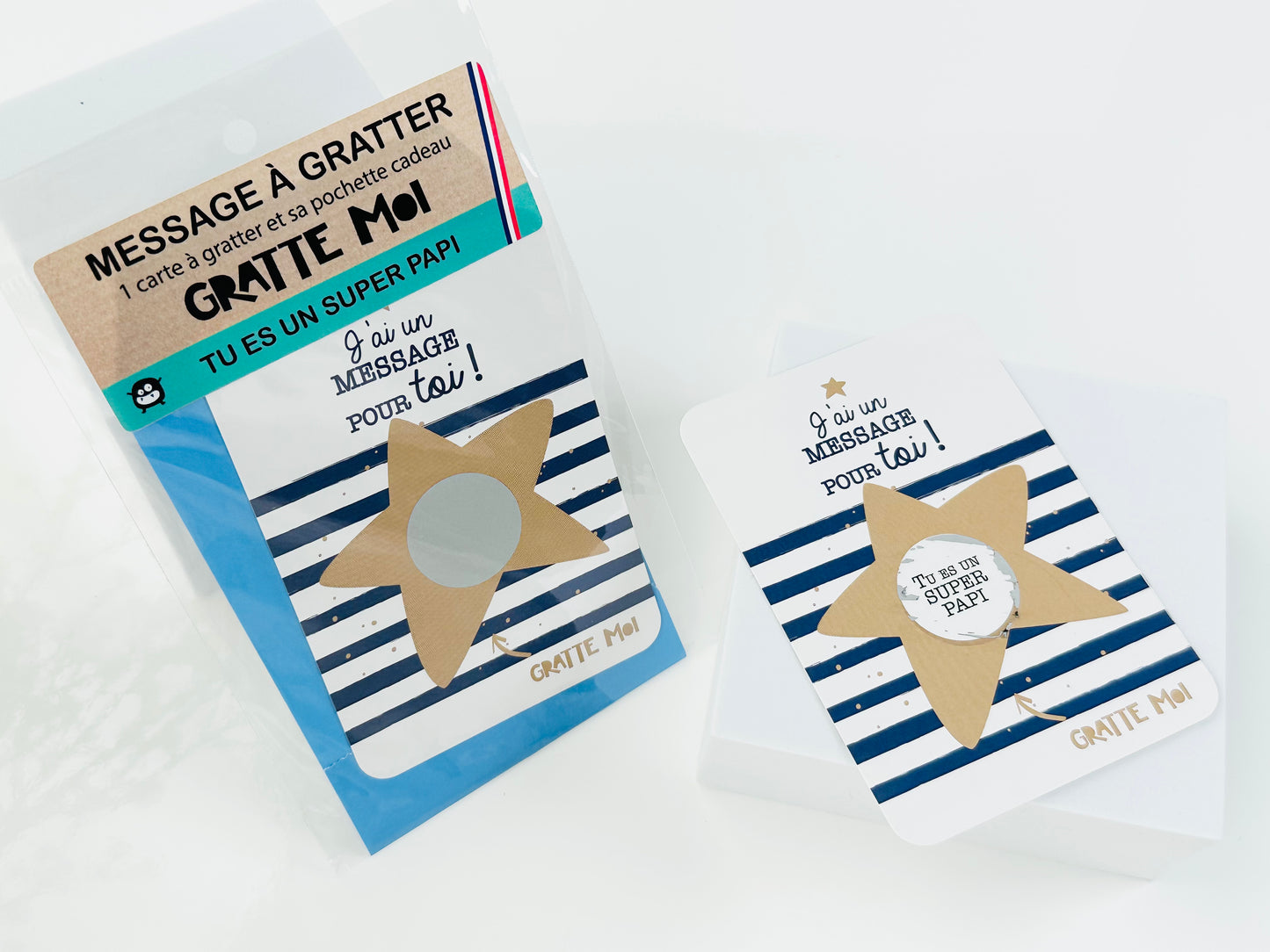 carte à gratter tu es un super papi